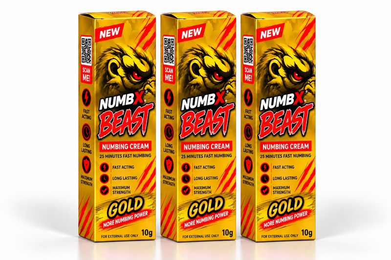 NUMBX Beast Gold Numbing Cream Pack of 3